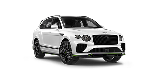 Bentley Zug Bentley Bentayga Speed SUV in Snow Quartz Pearlescent white paint