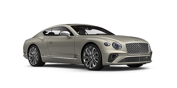 Bentley Zug Bentley GT Mulliner coupe in White Sand paint front 34